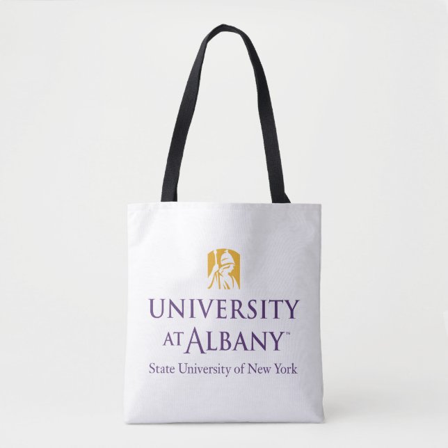 University at Albany Iconic Logo Tote Bag (Front)