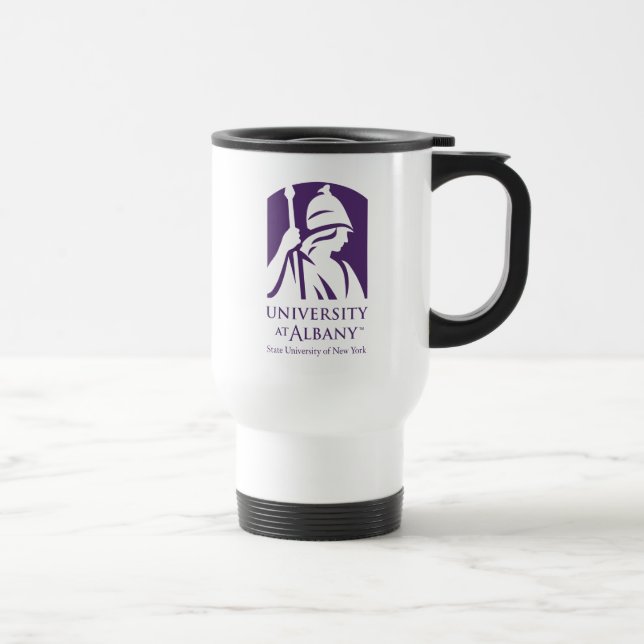 University at Albany Iconic Logo Travel Mug (Right)