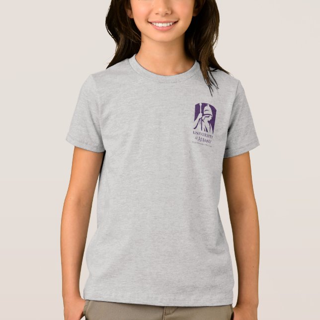University at Albany Iconic Logo Tri-Blend Shirt (Front)