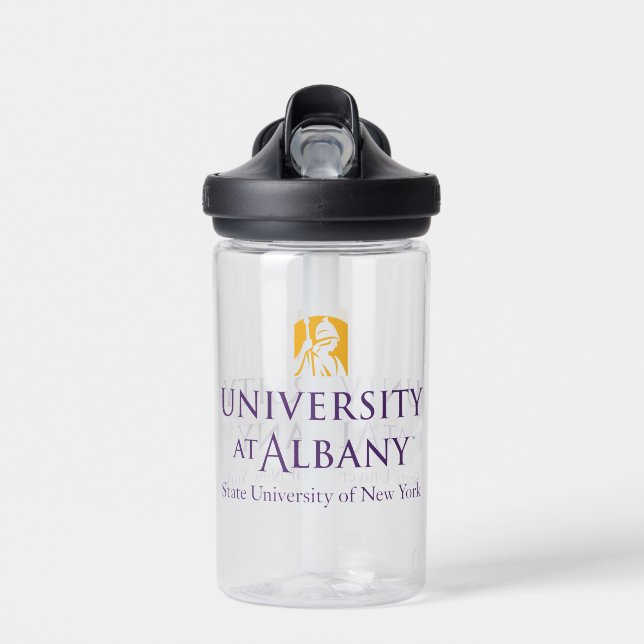 University at Albany Iconic Logo Water Bottle (Front)