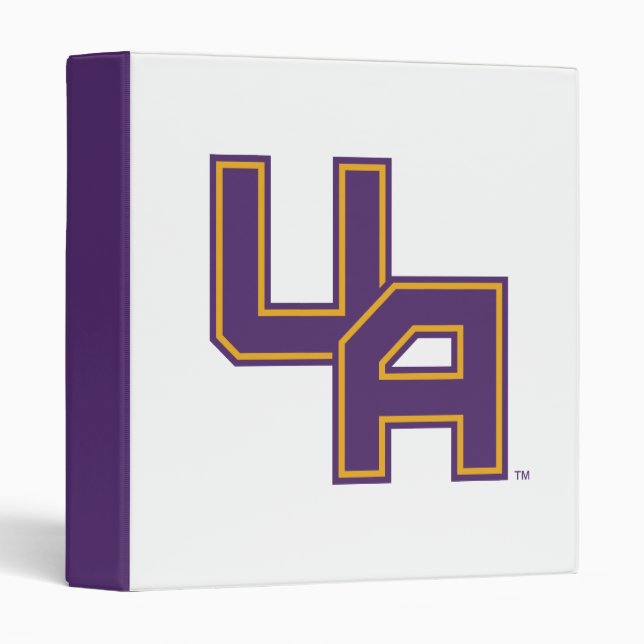 University at Albany Initials Logo 3 Ring Binder (Front/Spine)