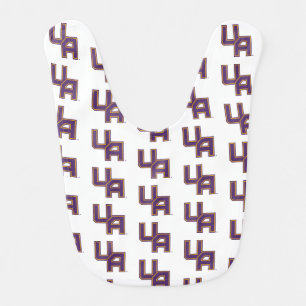 University at Albany Initials Logo Baby Bib