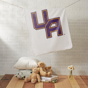 University at Albany Initials Logo Baby Blanket