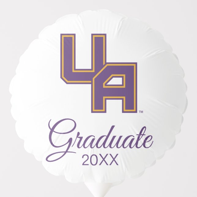 University at Albany Initials Logo Balloon (Front)