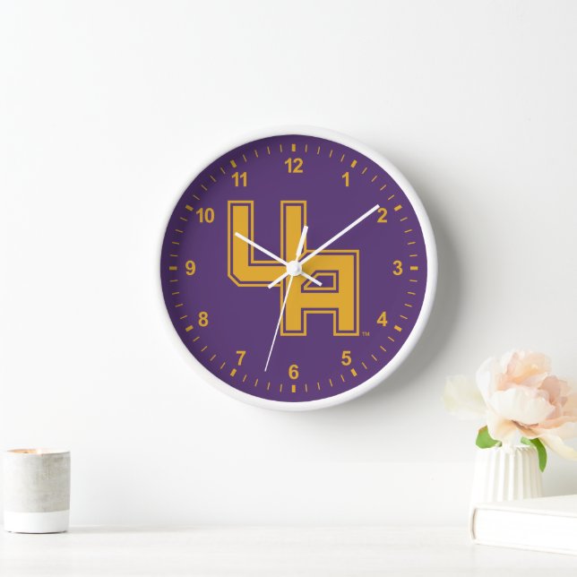 University at Albany Initials Logo Clock (Home)