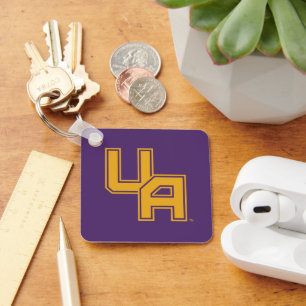 University at Albany Initials Logo Keychain
