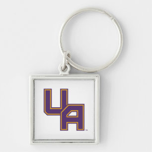 University at Albany Initials Logo Keychain