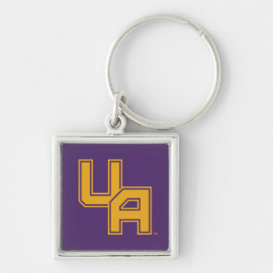 University at Albany Initials Logo Keychain