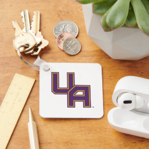University at Albany Initials Logo Keychain