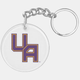 University at Albany Initials Logo Keychain