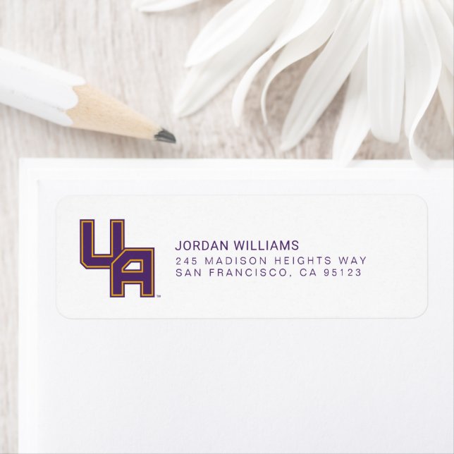 University at Albany Initials Logo Label (Insitu)