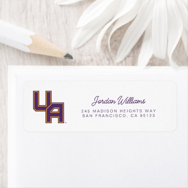 University at Albany Initials Logo Label (Insitu)