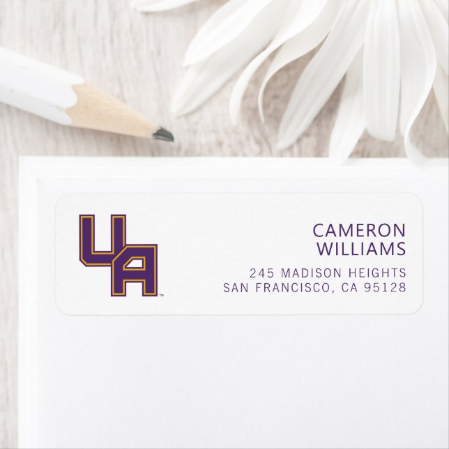 University at Albany Initials Logo Label (Insitu)