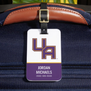 University at Albany Initials Logo Luggage Tag