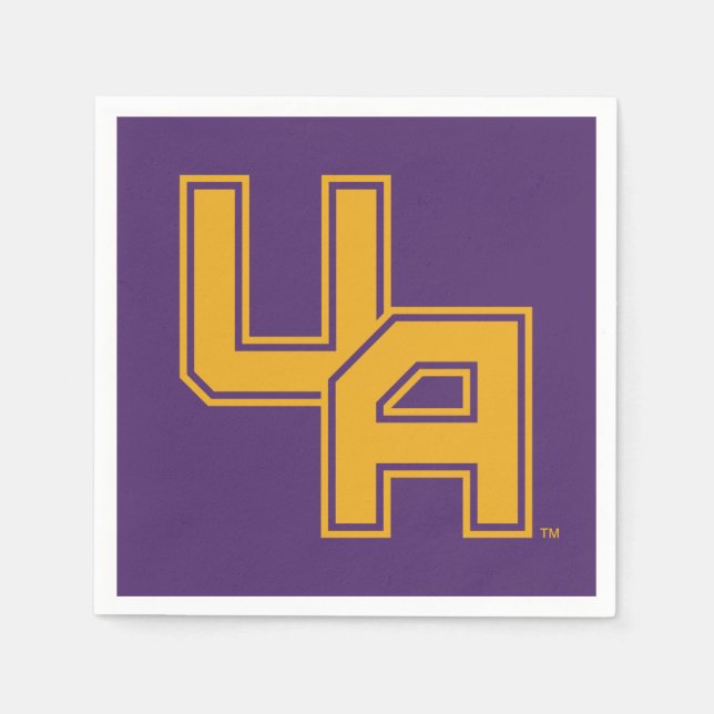 University at Albany Initials Logo Napkins (Front)