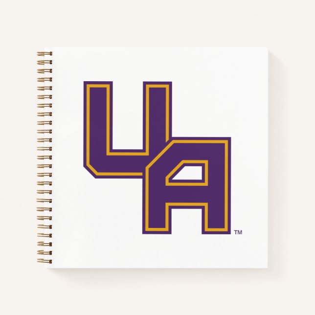 University at Albany Initials Logo Notebook (Front)