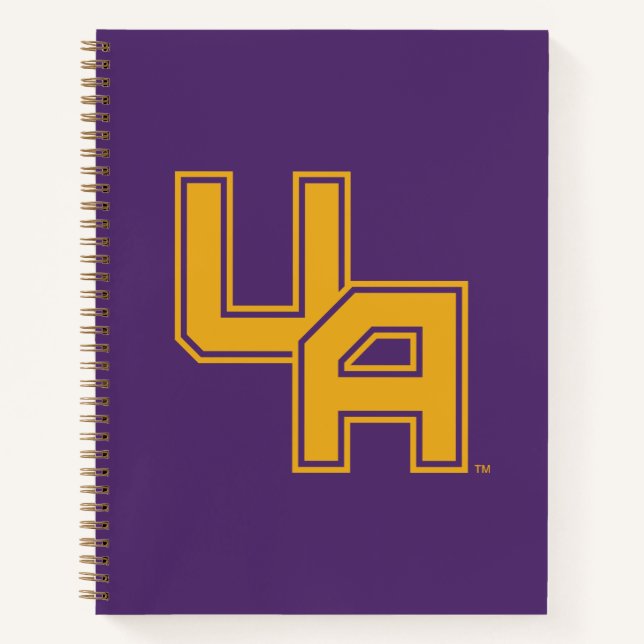 University at Albany Initials Logo Notebook (Front)
