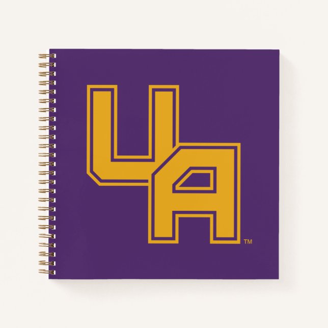 University at Albany Initials Logo Notebook (Front)