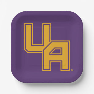 University at Albany Initials Logo Paper Plates