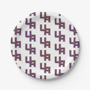 University at Albany Initials Logo Paper Plates