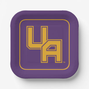 University at Albany Initials Logo Paper Plates