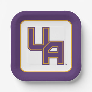University at Albany Initials Logo Paper Plates