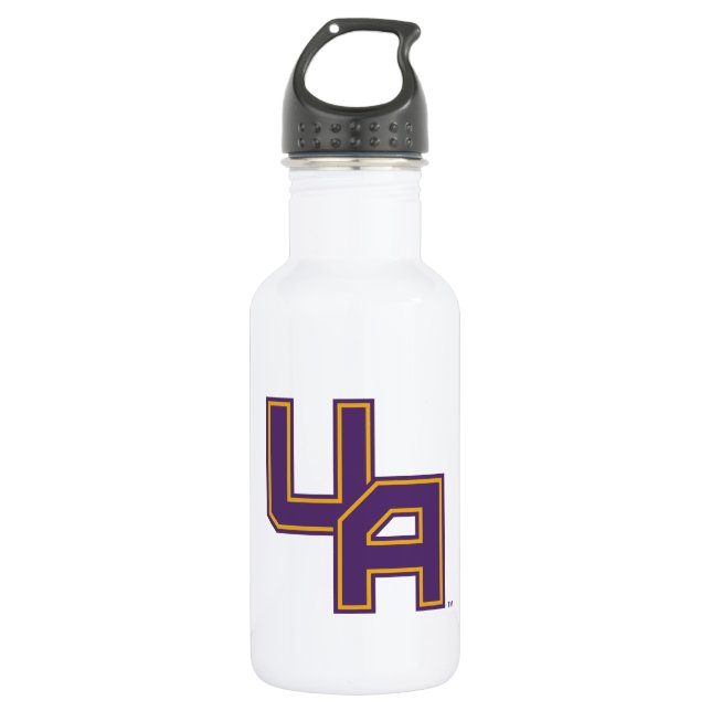 University at Albany Initials Logo Stainless Steel Water Bottle (Front)