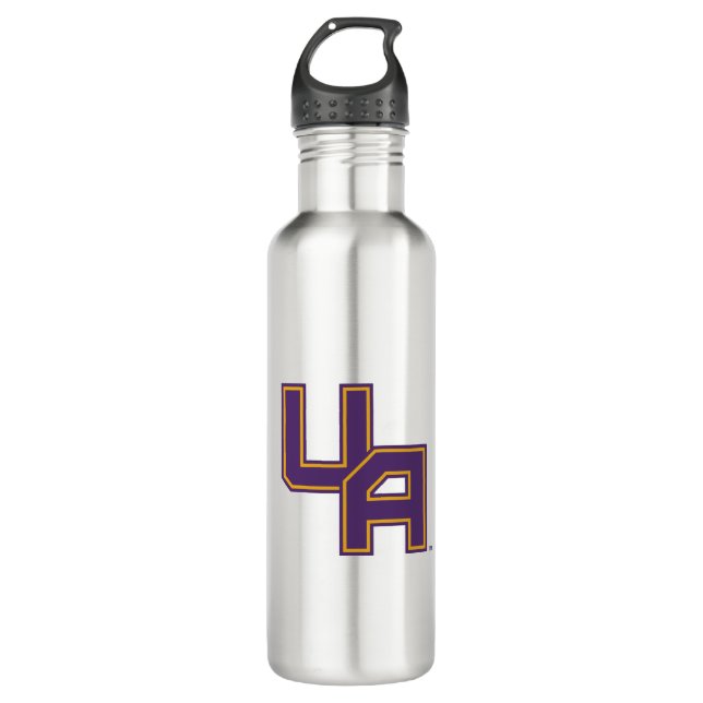 University at Albany Initials Logo Stainless Steel Water Bottle (Front)