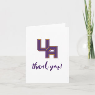 University at Albany Initials Logo Thank You Card