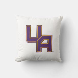 University at Albany Initials Logo Throw Pillow