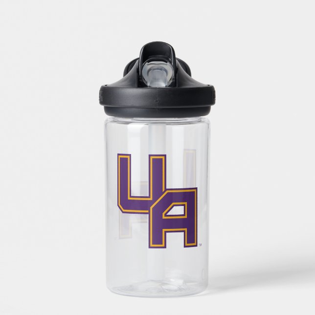 University at Albany Initials Logo Water Bottle (Front)