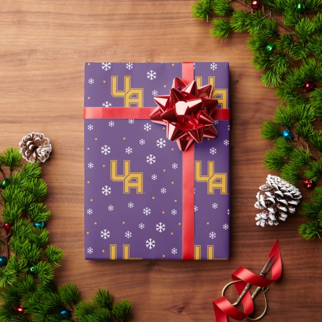 University at Albany Initials Logo Wrapping Paper (Holiday Gift)