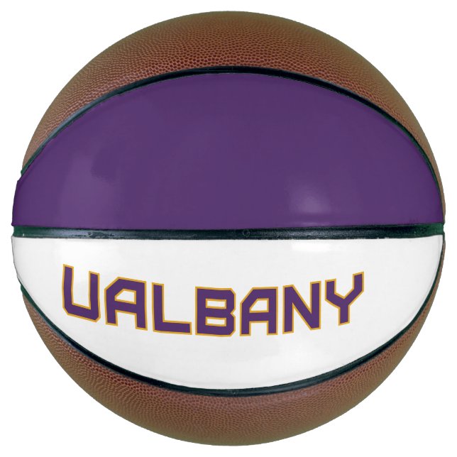 University at Albany Wordmark Basketball (Front)
