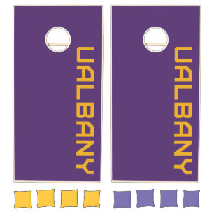 University at Albany Wordmark Cornhole Set