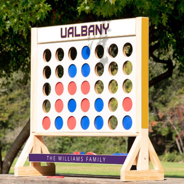 University at Albany Wordmark Fast Four (Lawn)