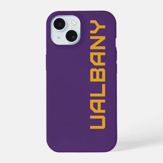 University at Albany Wordmark iPhone 15 Case (Back)