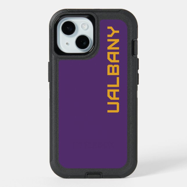 University at Albany Wordmark iPhone 15 Case (Back)