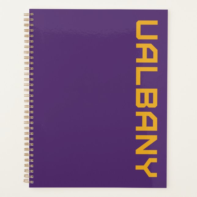 University at Albany Wordmark Planner (Front)