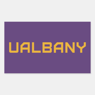 University at Albany Wordmark Rectangular Sticker