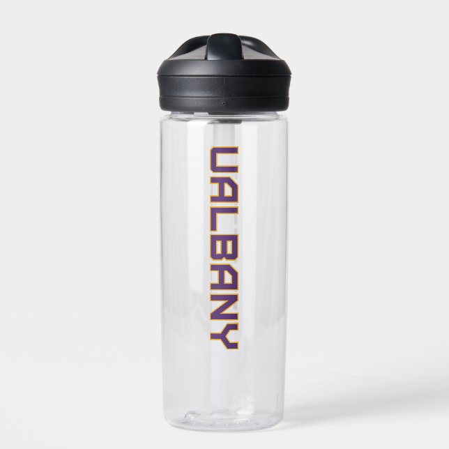 University at Albany Wordmark Water Bottle (Front)