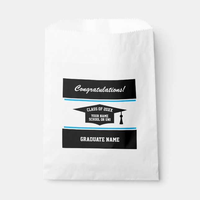 University college graduation class of 2025 party favor bag (Front)