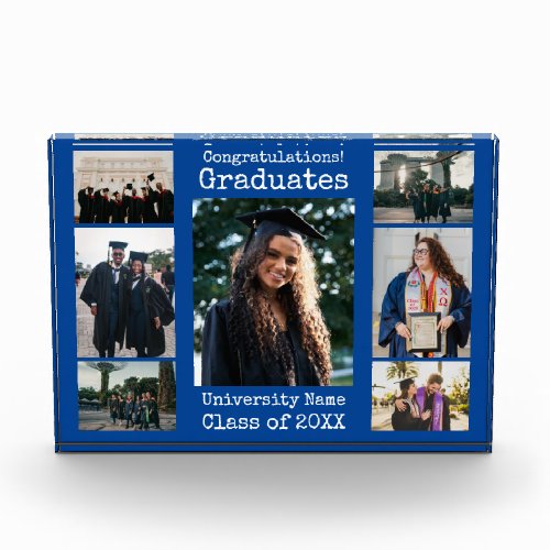 University Congratulations Graduates 7 Photo Block