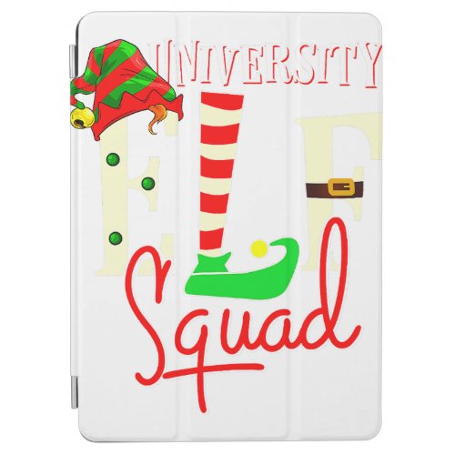 University Elf Squad Christmas Gift for University iPad Air Cover