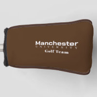 University Golf Team Brown Golf Head Cover