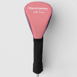University Golf Team Pink Golf Driver  Head Cover