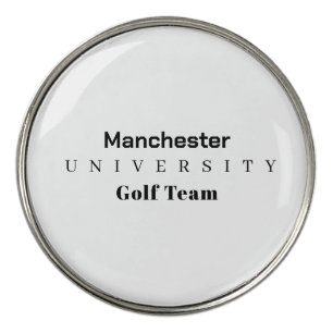 University Golf Team White Ball Marker