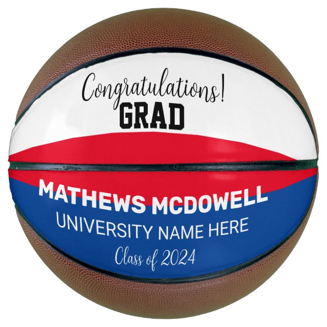 University Graduation Basketball (Front)