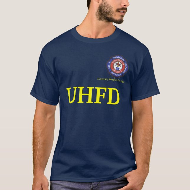 University Heights iowa Fire Dept. T-Shirt (Front)
