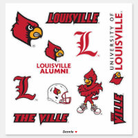 Louisville Cardinals Basketball Fan Student Supporter Scarf