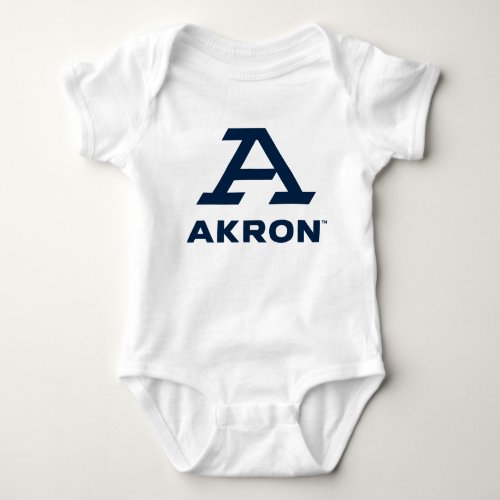 University of Akron  A Akron Baby Bodysuit